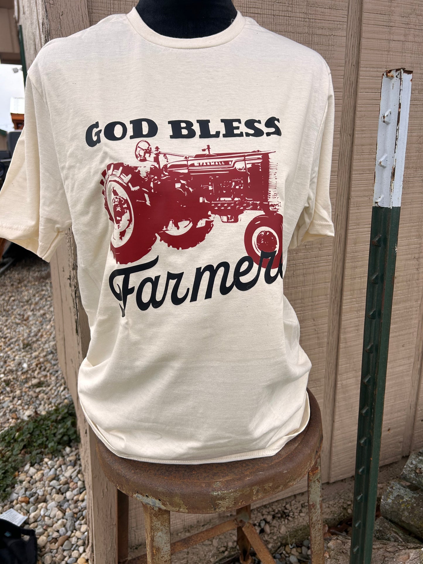 Vintage God Bless Farmers