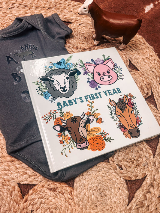 Farm Animal Baby Book